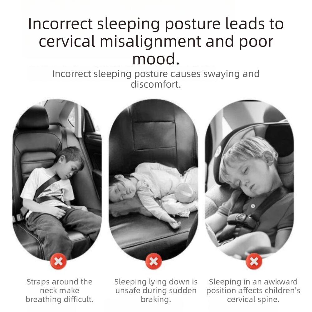 Multi-use Lumbar Support Cushion Multi-Functional Car Hug Sleep Pillow Long Distance Driving
