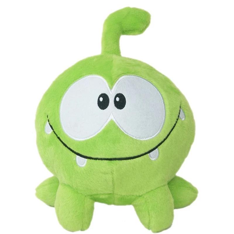 20 см мультфильм перерезать веревку Om Nom лягушка чучела животных плюшевые игрушки детские игрушки детская коллекция подарок