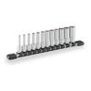 Deep Socket Set with HSL212 Drive Angle Contents 12 Items (Hexagonal, Holder) 6.35mm (1/4")