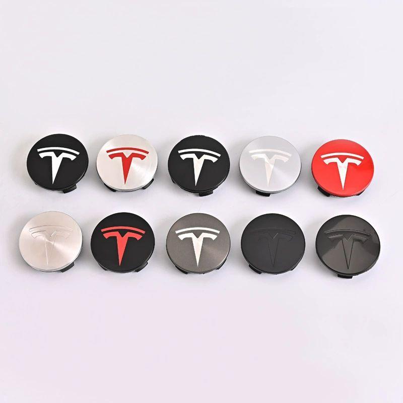 4pcs/set 56mm Tesla Model 3 Model Y Original Covers Hub Caps Wheel Center Caps for Tesla Model Y X S Original Auto Accessories