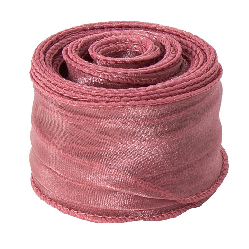 10 ярдов Подарочная упаковка Элегантная пряжа «рыбий хвост» Сделай сам Органза лента 4 см