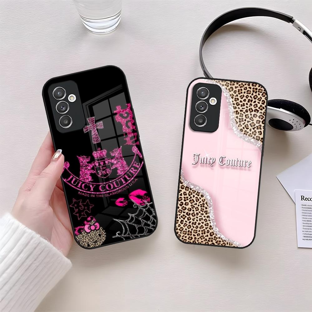 Чехол для телефона J-JuicysS Couture Стеклянный Для Samsung S24 S26 S23 S20 S25 S21 S22 Ultra Fe Plus A05 A06 A16 A26 A36 A56 Coque