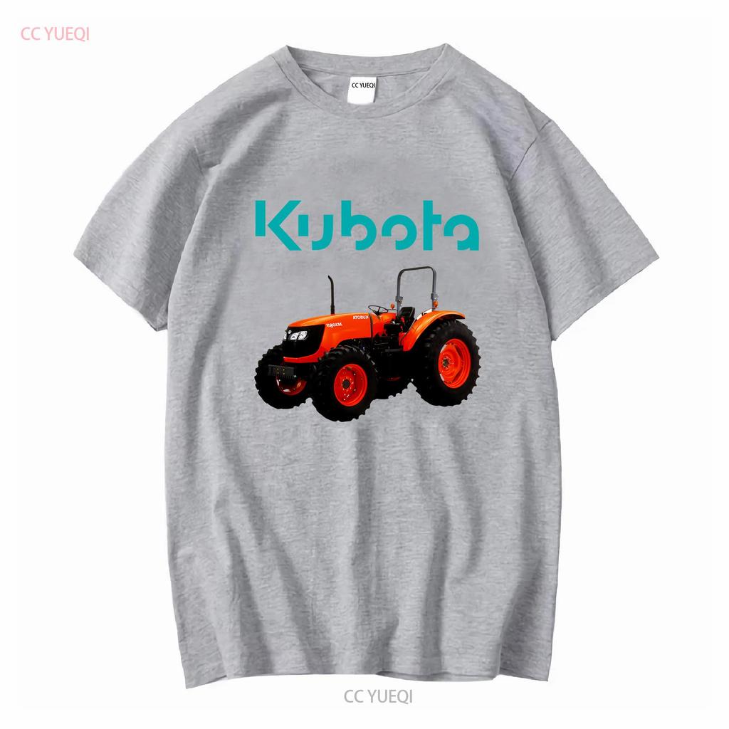 Мужская черная футболка с логотипом трактора Kubota, размер от S до 3XL, винтажная, стильная, повседневная, дизайнерская одежда, мягкая