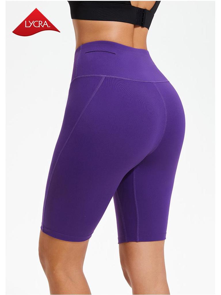 Unisex High-Waist Hip-Lifting Sports Shorts - Outdoor Non-Slip Yoga & Cycling Gear