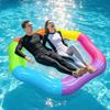 Thickened Portable Water Float Chair Bright Colors Hexagonal Pool Float  Summer