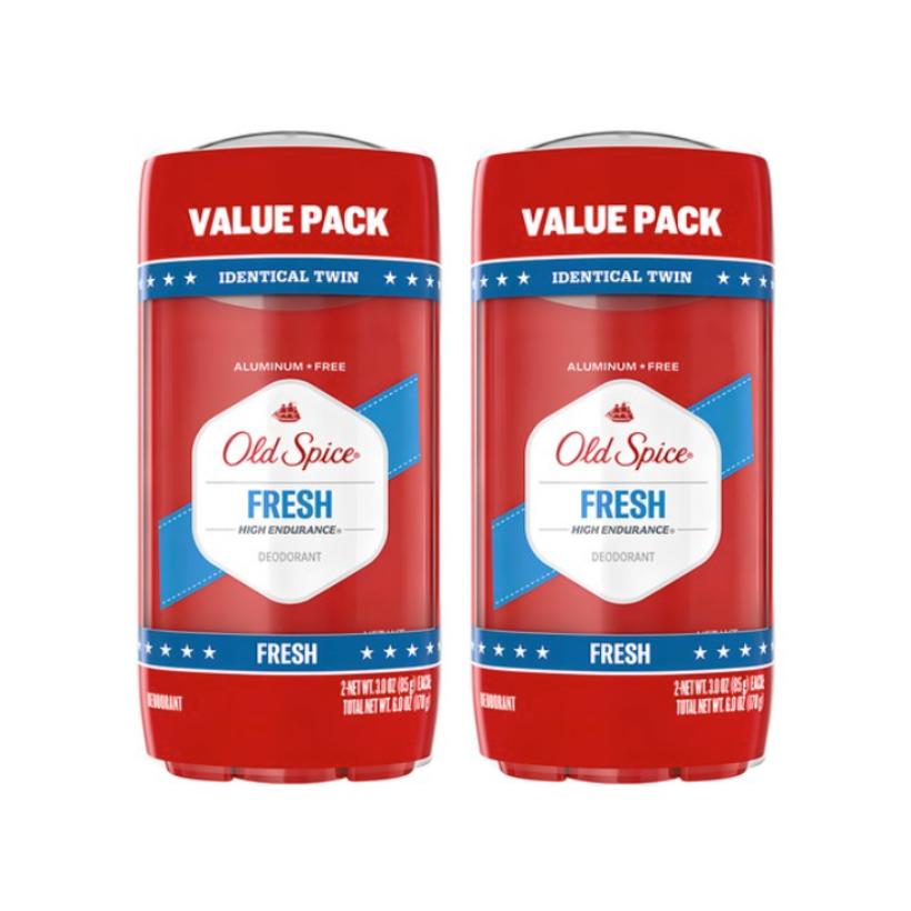 Old Spice High Endurance Свежий дезодорант-стик 85г x2 Двойная упаковка Длительная защита от запаха