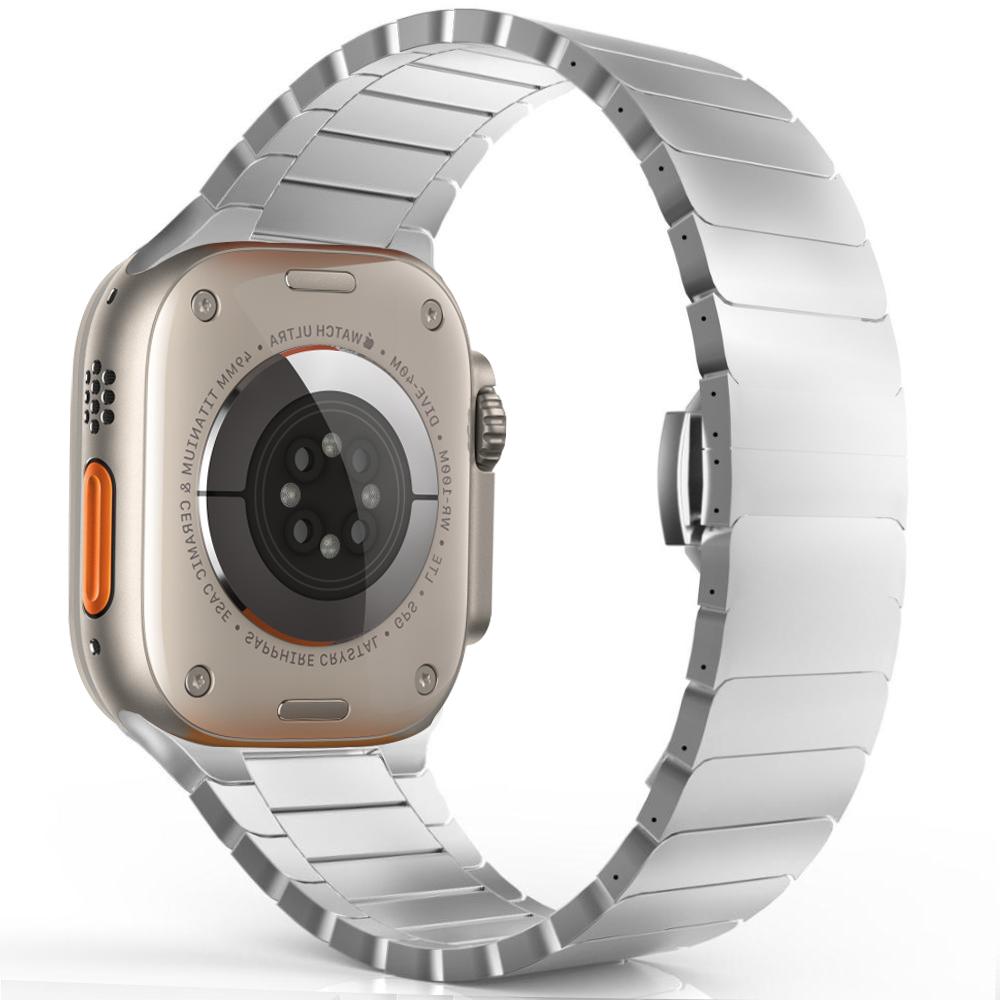 Stainless Steel Strap for Apple Watch Ultra 2 band 49mm 44mm 40mm 45mm 41mm 42mm correa Bracelet iWatch series 7 SE 8 3 6 9 10