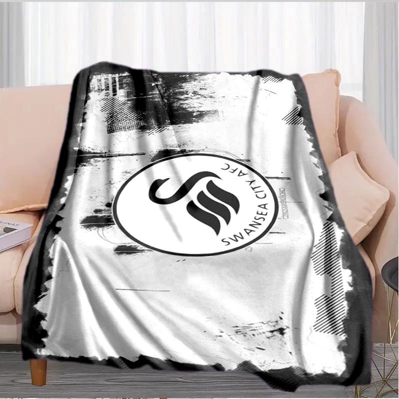 Football Club Emblem Printed Throws Blanket Soft Flannel Blankets for Couch Bed Gifts for Men Women Picnic blanket Christmas gifts