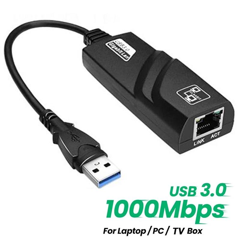 WiFi Adapter 3.0 USB HUB Ethernet Type C To RJ45 Gigabit Network Card Mini Lan Ethernet Adapter For Desktops Laptops Accessories 3