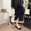 Internet Celebrity Super Fire Roman Beautiful Sandals Fairy Style Platform Versatile Skirt Beach Shoes 2025 Summer New