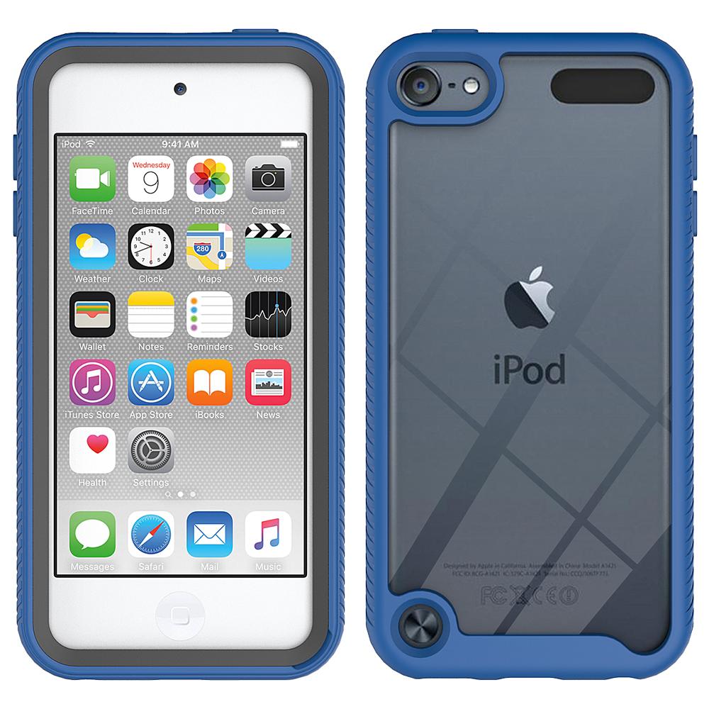 Гибридный противоударный чехол-броня 2-в-1 для Apple iPod Touch 5 6 7 Мягкий бампер из ТПУ Жесткая прозрачная защитная задняя крышка из ПК