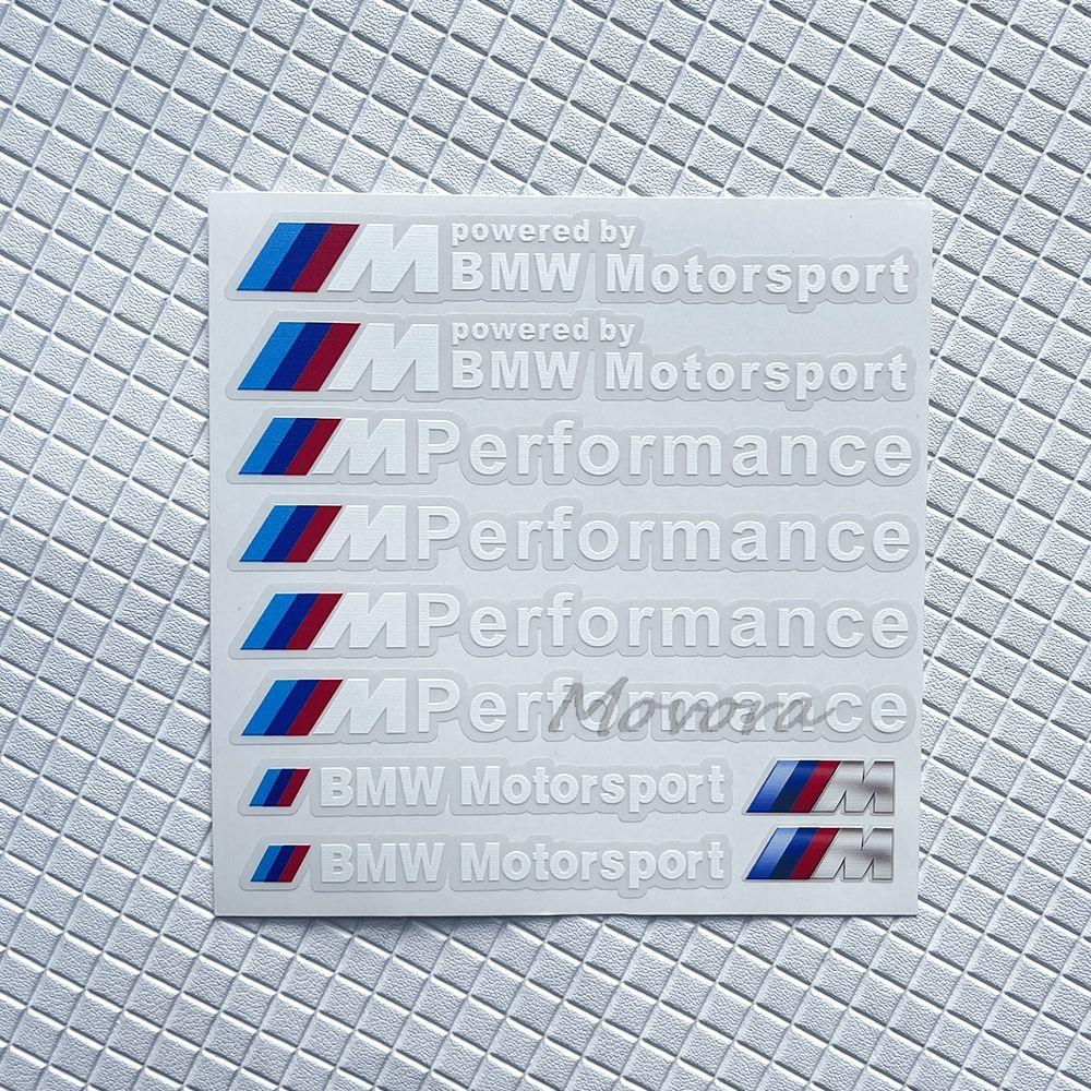 YGIE8 Car Decoration Strip Trunk Relief Stickers Decals For Bmw M Power Performance E28 E30 E34 E36 E46 E60 E90 F84 F87 X1 X3 X5 X6
