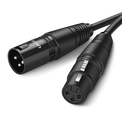 UGREEN Микрофонный кабель «папа-мама» XLR-кабель Кабель Canon 5M Микрофонный шнур XLR Сбалансированное соединение для записи микрофона Прочный XLR