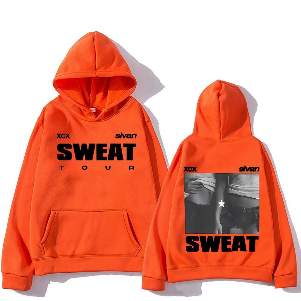 Толстовки в стиле ретро-поп Charli XCX и Troye Sivan Sweat Tour Hoodies Унисекс Новая одежда Осень-зима Модные пуловеры