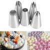 5PCS Assorted Shapes Pastry Icing Nozzle Cake Decorating Tip  Cupcake Cake Cookie Baking