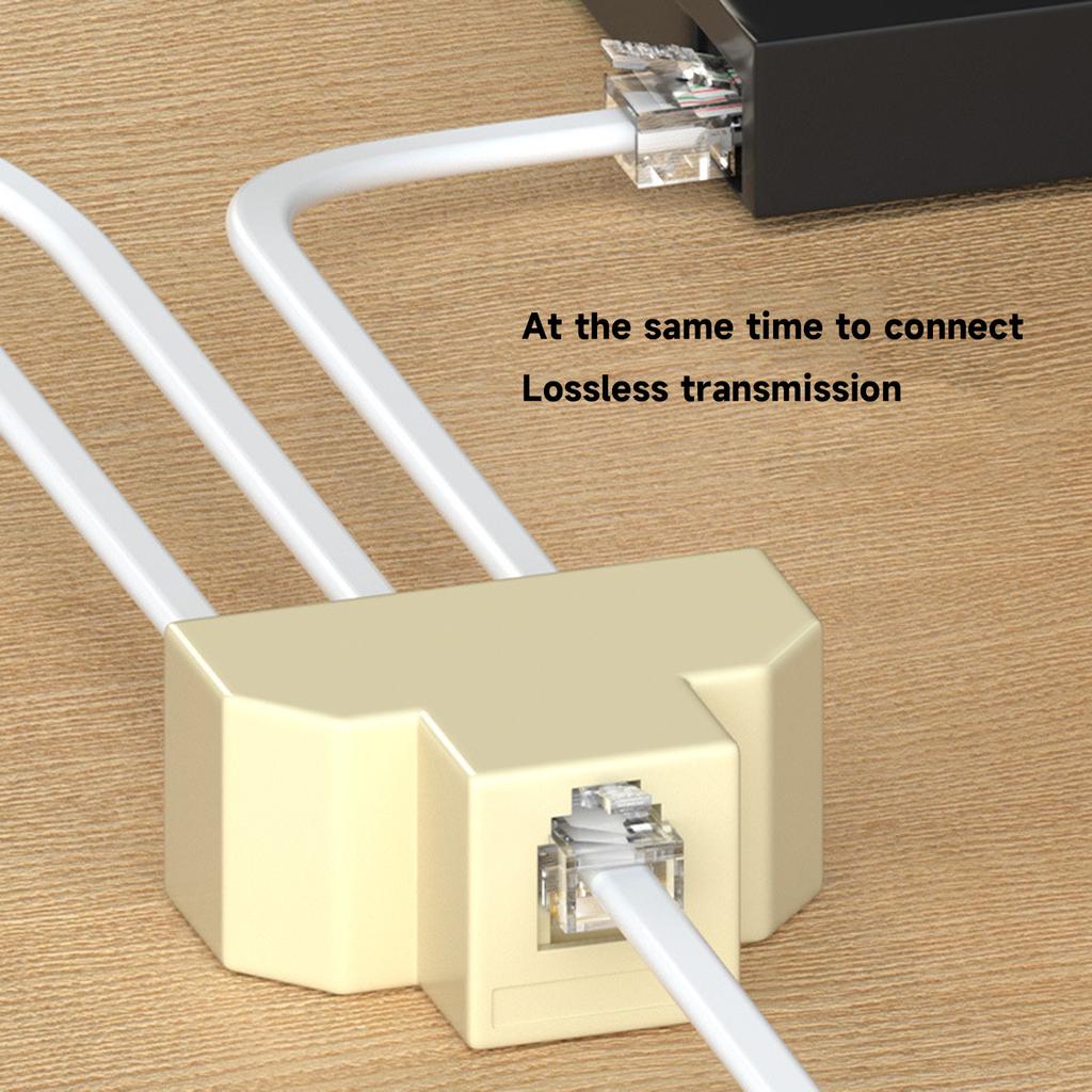 3-сторонний телефонный разветвитель-адаптер телефонный разветвитель телефонный разветвитель для эффективной связи хороший эффект