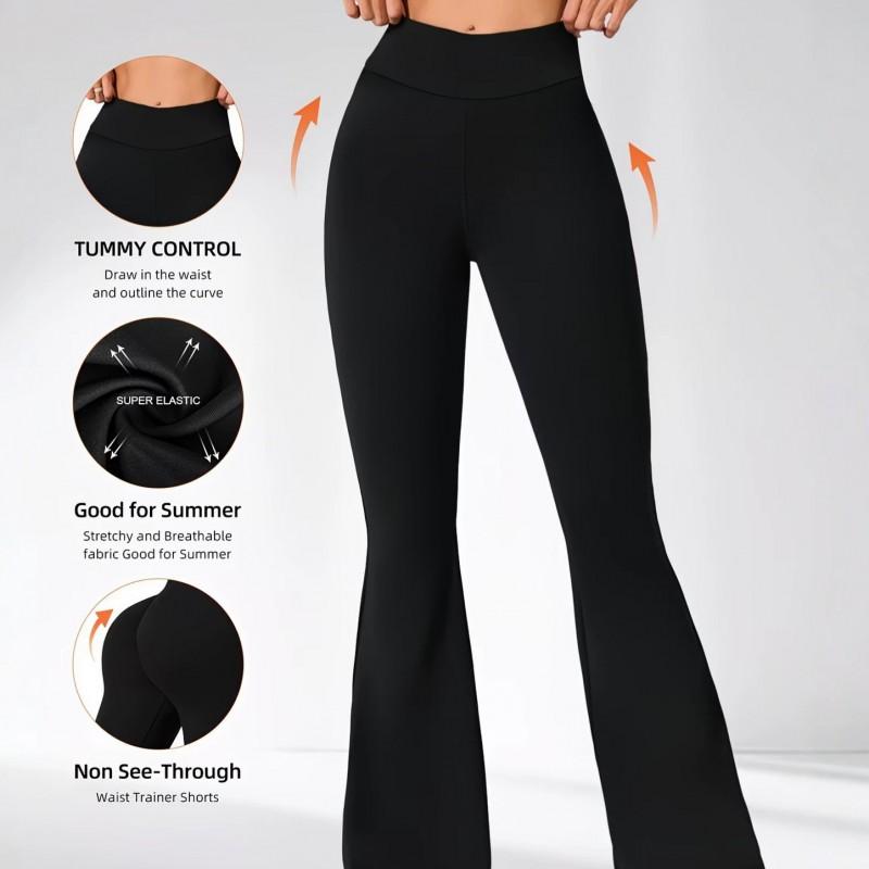 High Waist Slimming Butt Lift Stretch Flared Yoga Pants Women