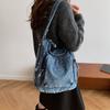 Denim Shoulder Bag Large Capacity Multi-function Tote Bag Lightweight Crossbody Bag