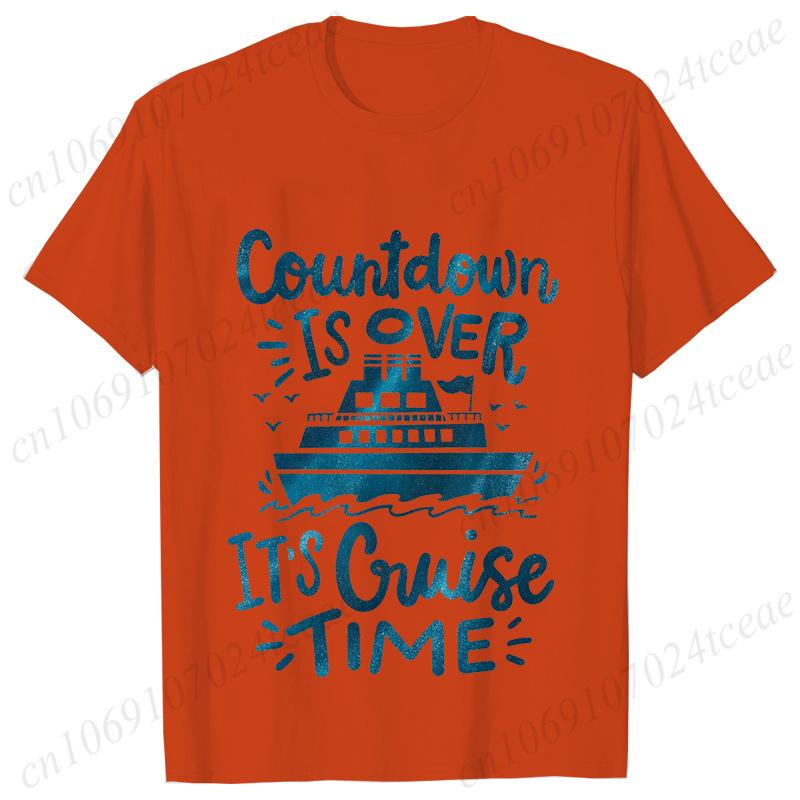 Countdown Is Over It's Cruise Time T-shirts, Cruise Vacation Tshirts, Cruise Ship Tee Shirt,Family Matching Travel Outfits Gift