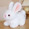 Cartoon Fluffy Rabbit Plush Toys Cute Soft Stuffed Bunny Dolls Pendant Plush Keychain Pillow Children Kids Birthday Xmas Gifts