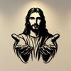 1 шт. Религиозное металлическое настенное искусство Христианский День Благодарения Рождественский Декор для Прихожей Кухни Спальни Вдохновляющий Подарок