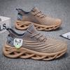 Men's shoes new mesh casual sports shoes men's summer breathable fly-woven twist sole large size shoes running shoes