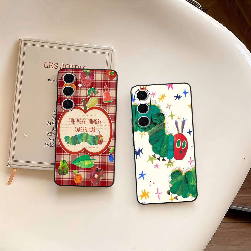 Чехол для телефона 'Очень голодная гусеница' для Samsung S 24 Fe 25 Ultra Plus 20 Lite 21 30 22 23 24 22 Ultra 5G Fundas