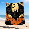 1pc Bat, Spooky Night Outdoor Blanket, Soft And Comfortable Blanket, Casual Warm Outdoor Blanket, Good Birthday Gift yy251201139