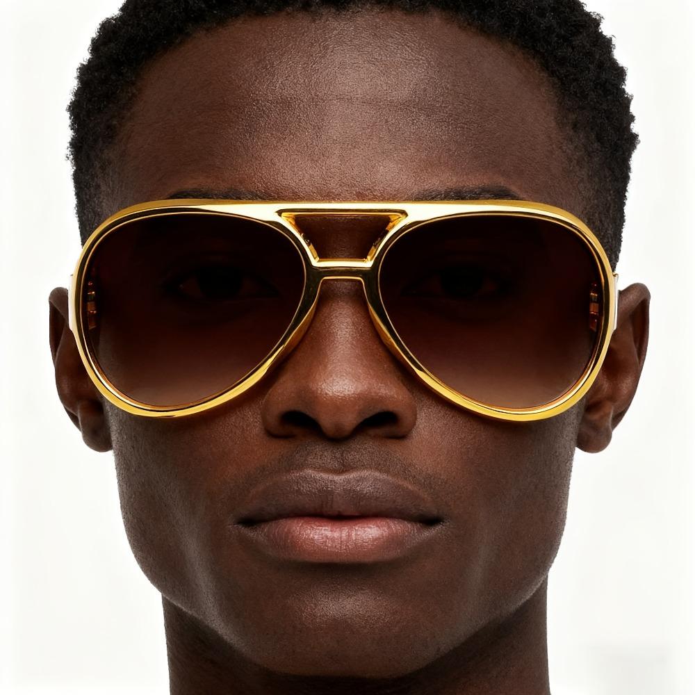 1 Pair of Hawaiian Party Glasses, Elvis Presley Glasses, Funny Costume Accessories, Very Suitable for Weddings, Birthdays, Dances and Theme Events