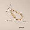 Brass Screw Lock Camping Survival Carabiner Key Ring Accessories