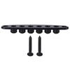 Guitar String Through Plate Mounting Ferrules Zinc Alloy Electric Bass Guitar PartsBlack