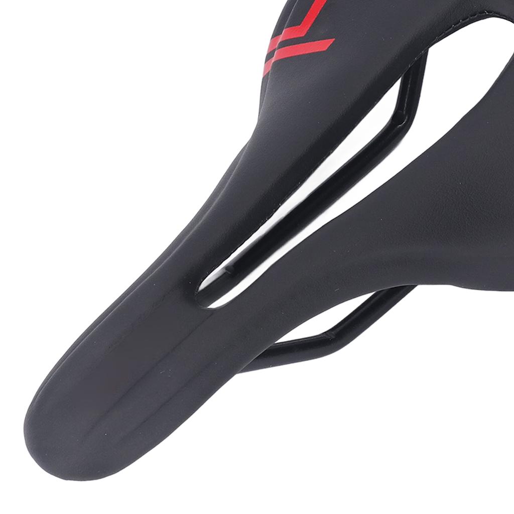 Mountain Bike Saddle Cushion Microfib PU Lth Hollow Brthable for Road Riding