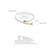 Eetit High Quality Simulated Pearls Beads Zircon Handmade Exquisite Chain Bracelet Women Stainless Steel Elegant Korean Jewelry