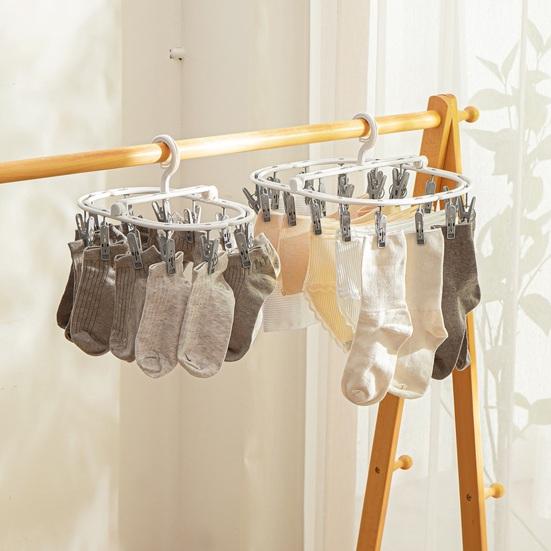 Складная сушилка, многофункциональная компактная портативная вешалка для одежды для бюстгальтеров, нижнего белья, носков