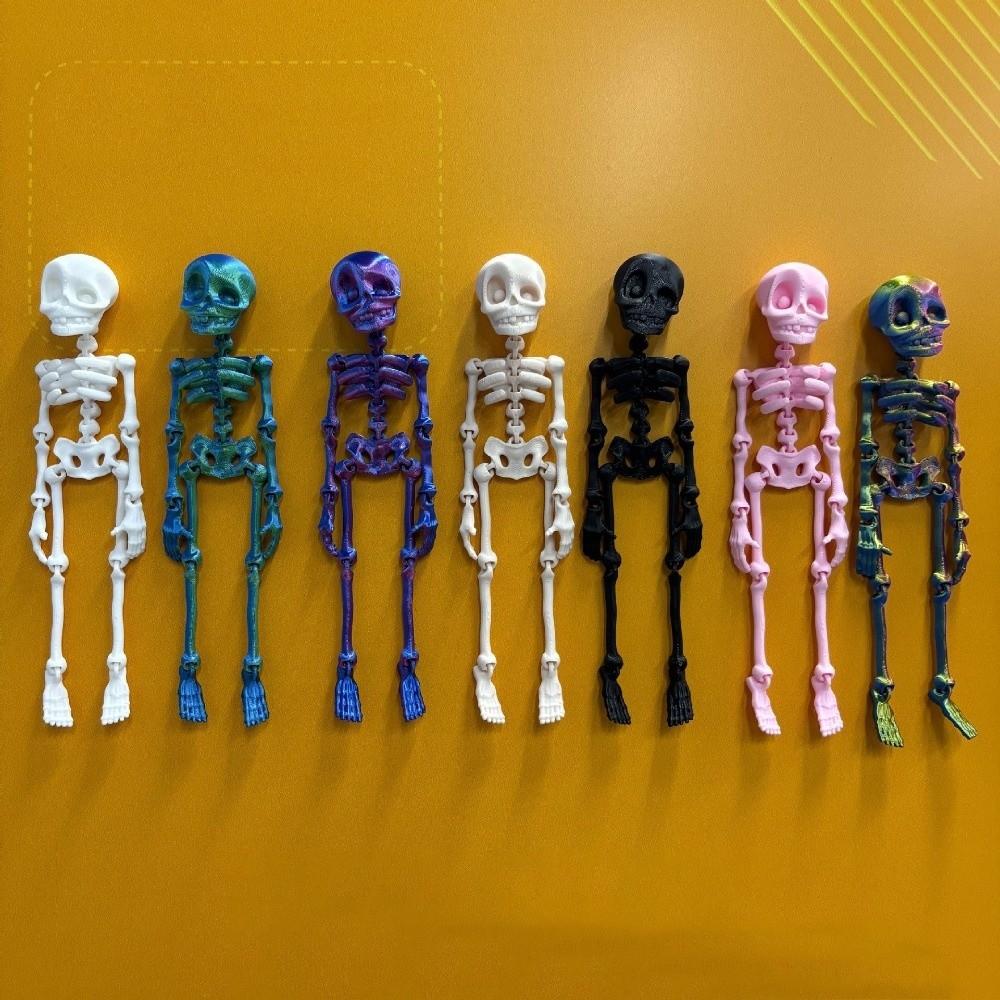 Poseable Skeleton Refrigerator Magnets Refrigerator Magnets Sticker  Halloween Decoration