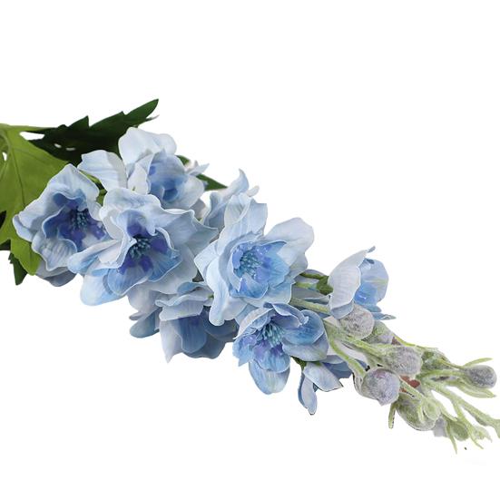 Artificial Flowers Adjustable Plastic Branches Silk Cloth Petals Realistic Violet Design Imitation Flower Wedding Halls Home Decor