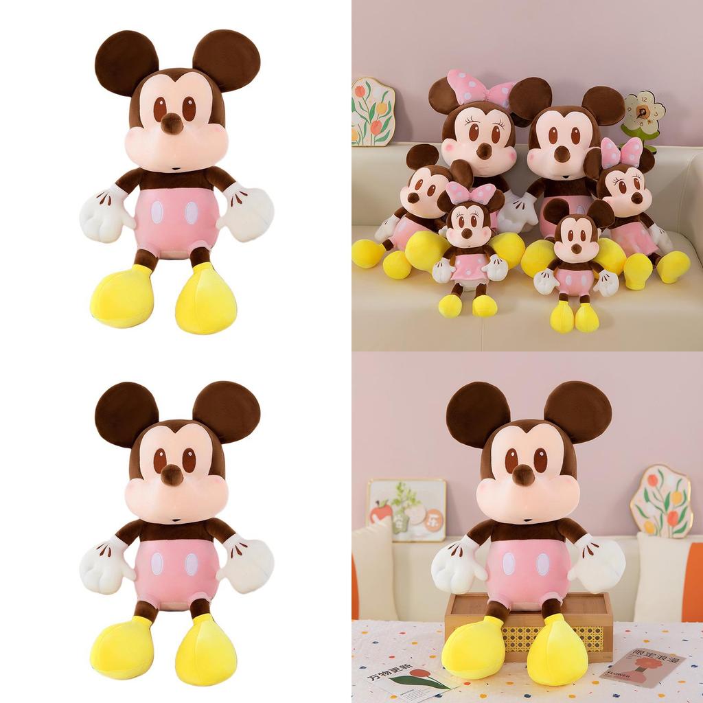 Плюшевая игрушка Микки Маус и Минни Маус от Disney, Коллекционная, Подарок для детей, Декор для свадебной вечеринки