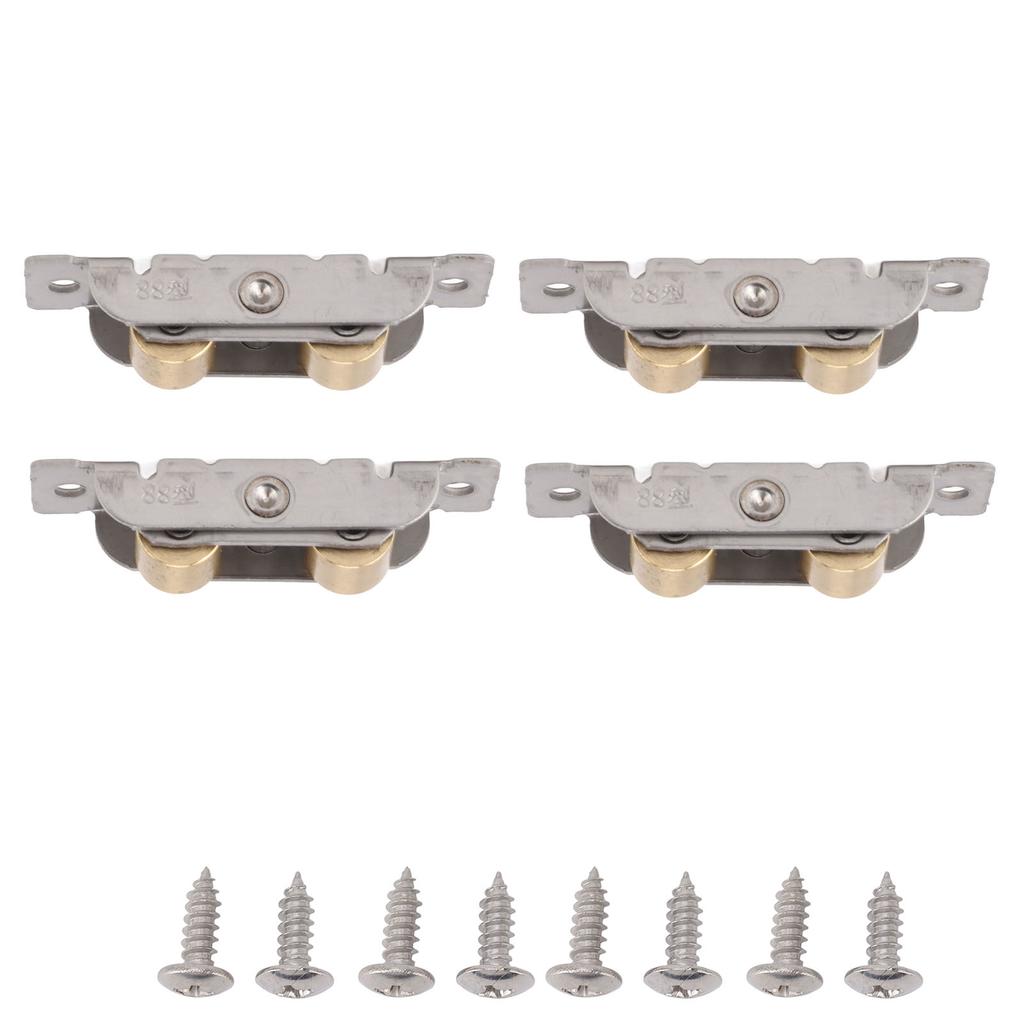 4 комплекта роликов для раздвижной двери патио, сменный узел ролика для раздвижной двери, подшипник типа 88 для дома