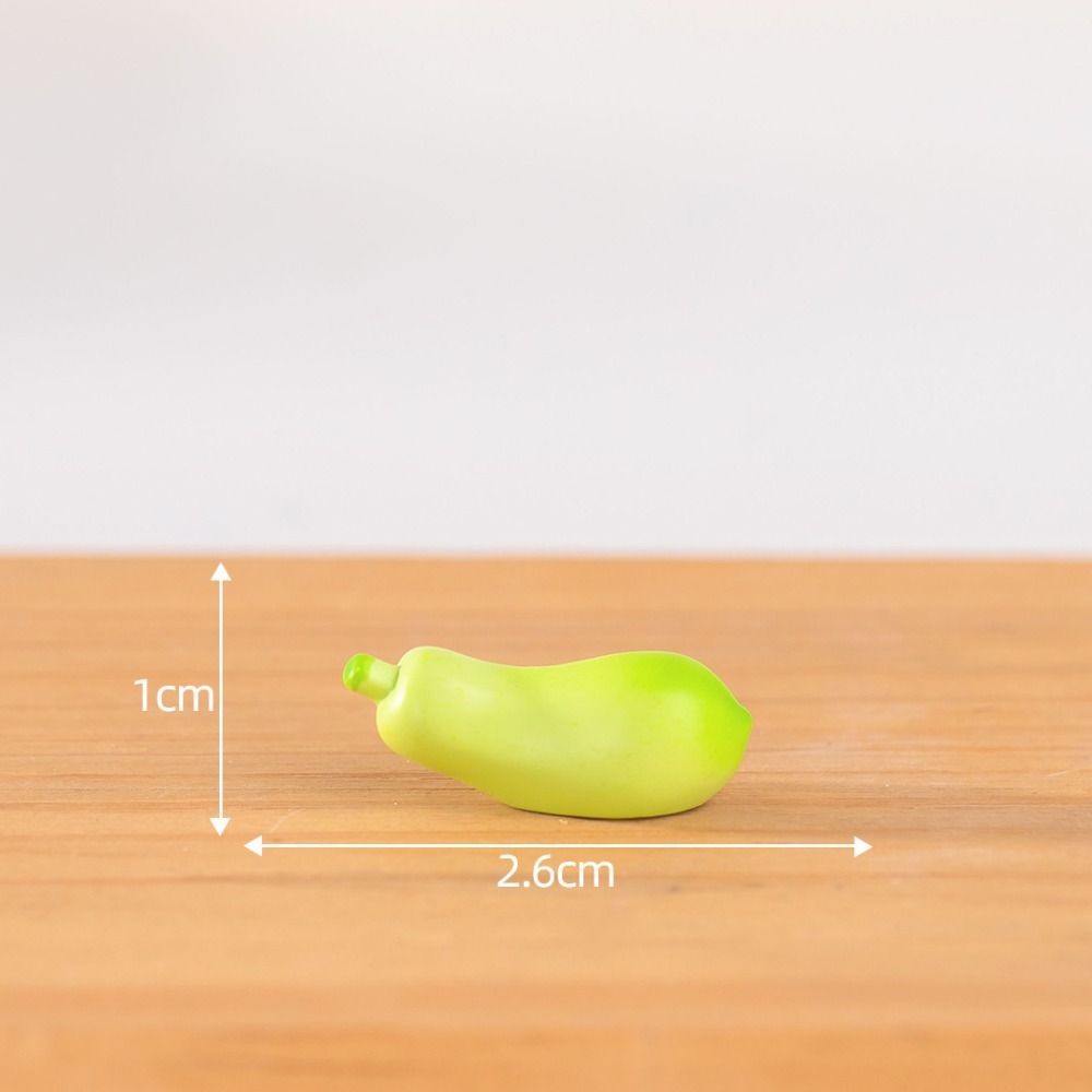 Vegetable Figurines Miniatures Imitation Vegetable Micro Landscape Ornaments For Home Decorations Room Decor