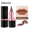 Waterproof Tapered Gradient Lip Liner Multi-functional Matte Purple Gradient Lipstick Non Sticky Lipliner Crayon Liner Pencil