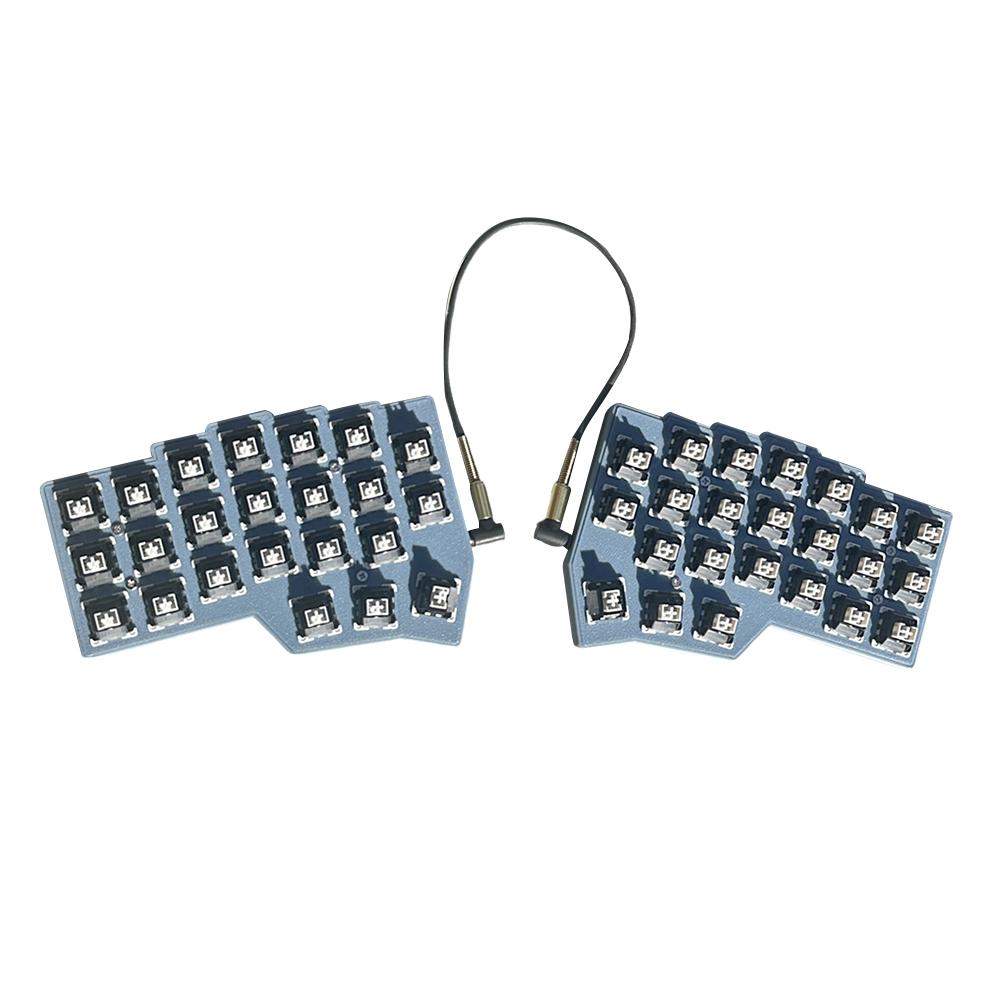 Раздельная проводная игровая клавиатура с возможностью горячей замены, раздельная раскладка, поддержка QMK/VIAL, настраиваемые аксессуары для ПК-геймеров