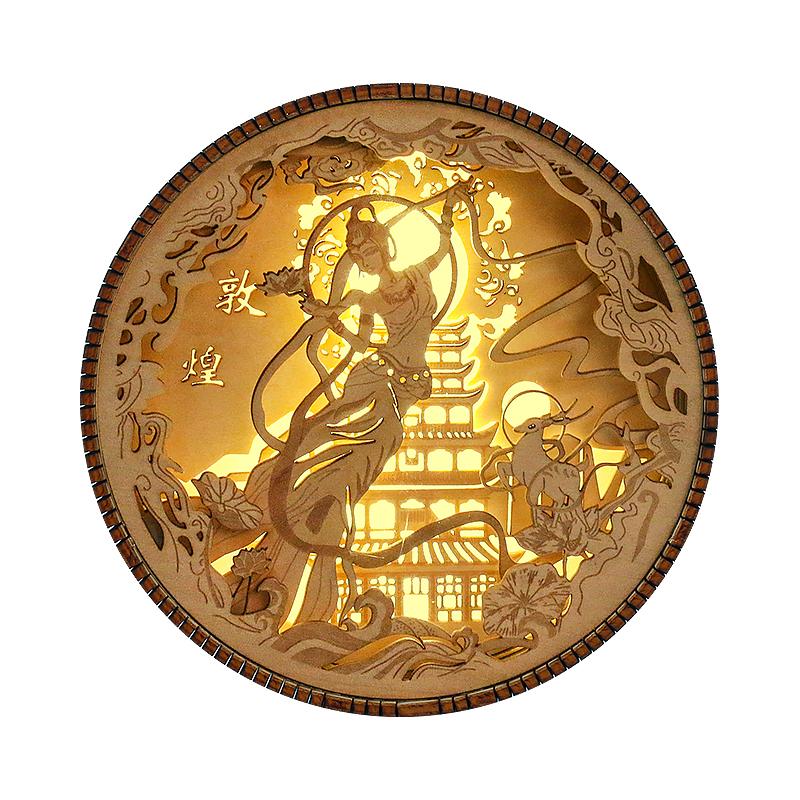 3D светодиодный ночник, современная деревянная настольная лампа, 3D полая резьба по дереву, ночник для спальни для детей, настольная декоративная лампа, подарок