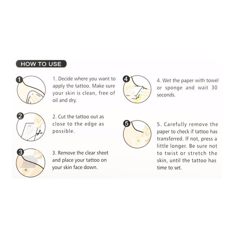 Полая звезда, переносная вода, звезда, водонепроницаемая временная татуировка, наклейка, сексуальный продукт