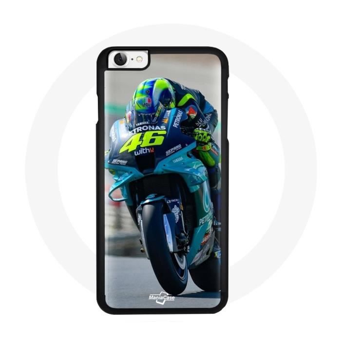 Coque - Valentino Rossi - iPhone 6 - Noir - Souple - Protection contre les chocs