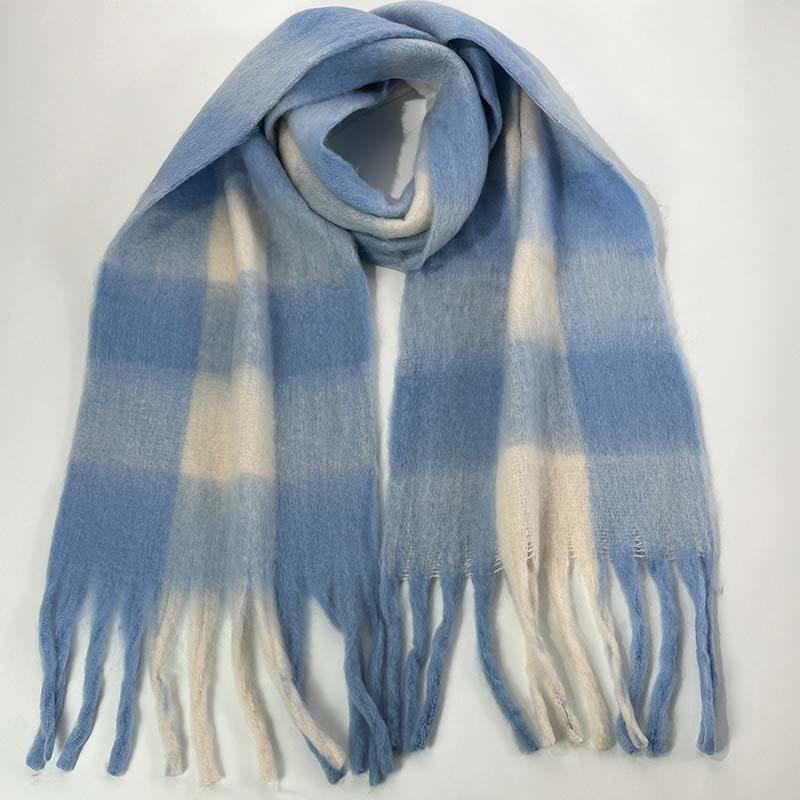 Scarf Warm Scarf Large Shawl Plaid Plaid