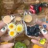 Kawaii Squishies Mochi Декомпрессионная имитация фруктовых игрушек для детей Мяч-антистресс Сжимаемый брелок Игрушки для вечеринок и снятия стресса