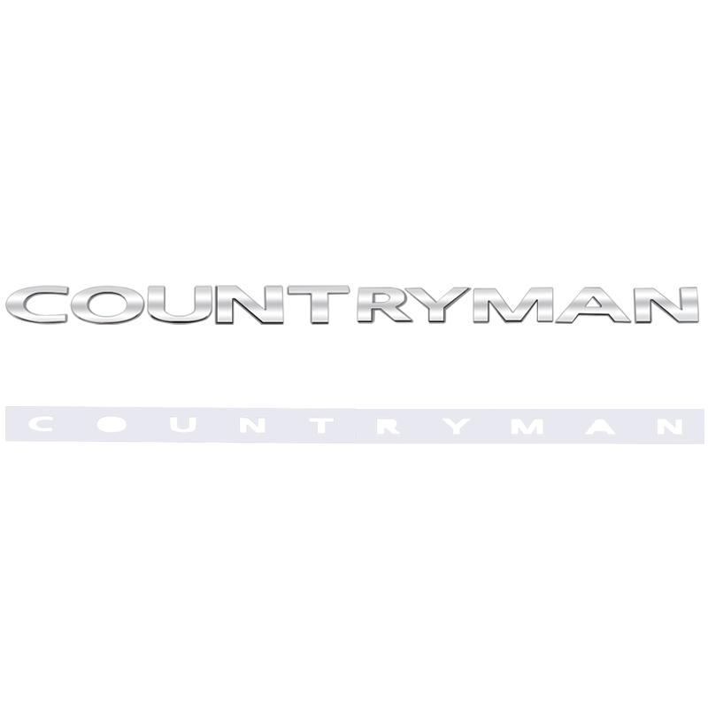 Car Accessories Metal Letter Emblem Rear Trunk Body Badge Sticker For MINI Cooper S R60 F60 Countryman JCW Clubman Paceman