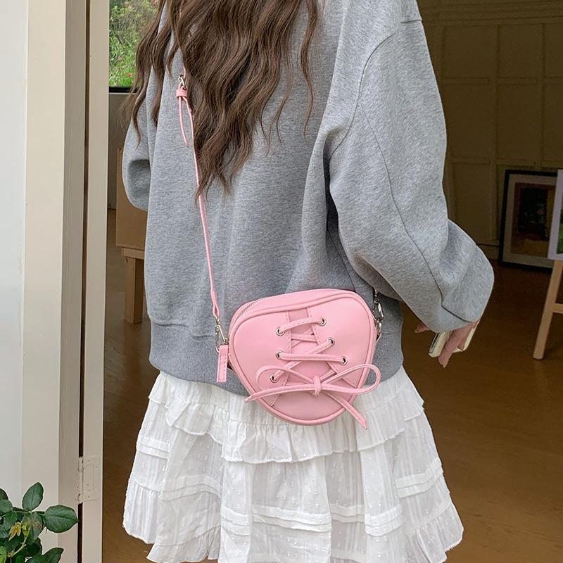 Niche Design New Korean Ins Love Bag Женская сумка в стиле балета, сумка через плечо