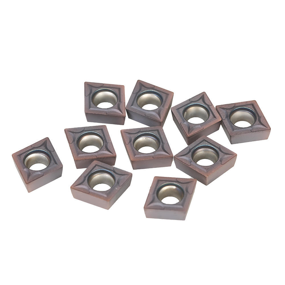 10pcs Box CCMT09T304 VP15TF Carbide Inserts CCMT 09 T3 CCMT32.51 Insert Lathe Blades Milling Turning Tool