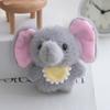 Cute Elephant Plush Doll With Premium Velvet Fabric For Bag And Home Decor